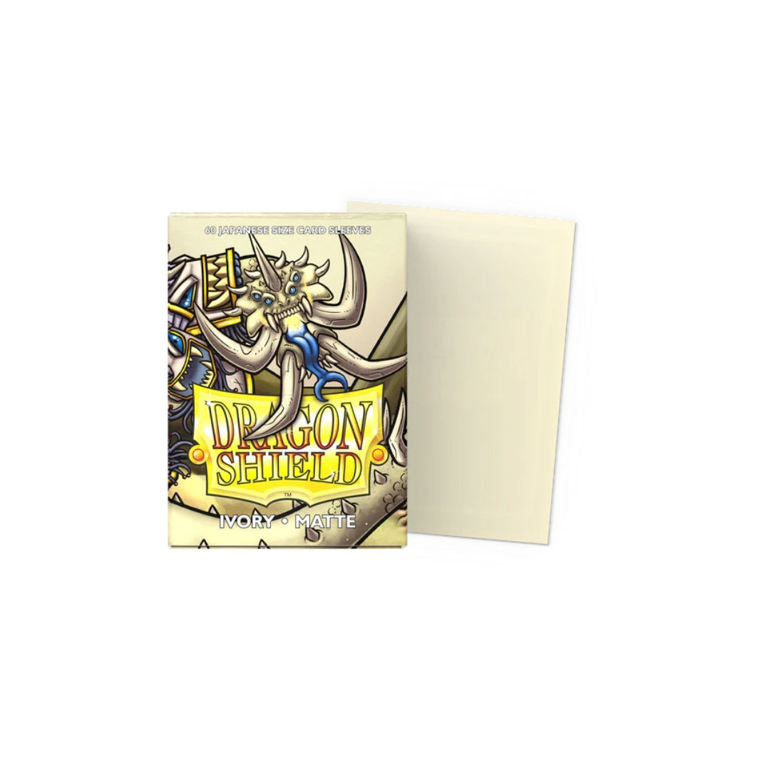 60 sleeves format japonais - Matte Ivory - Dragon Shield