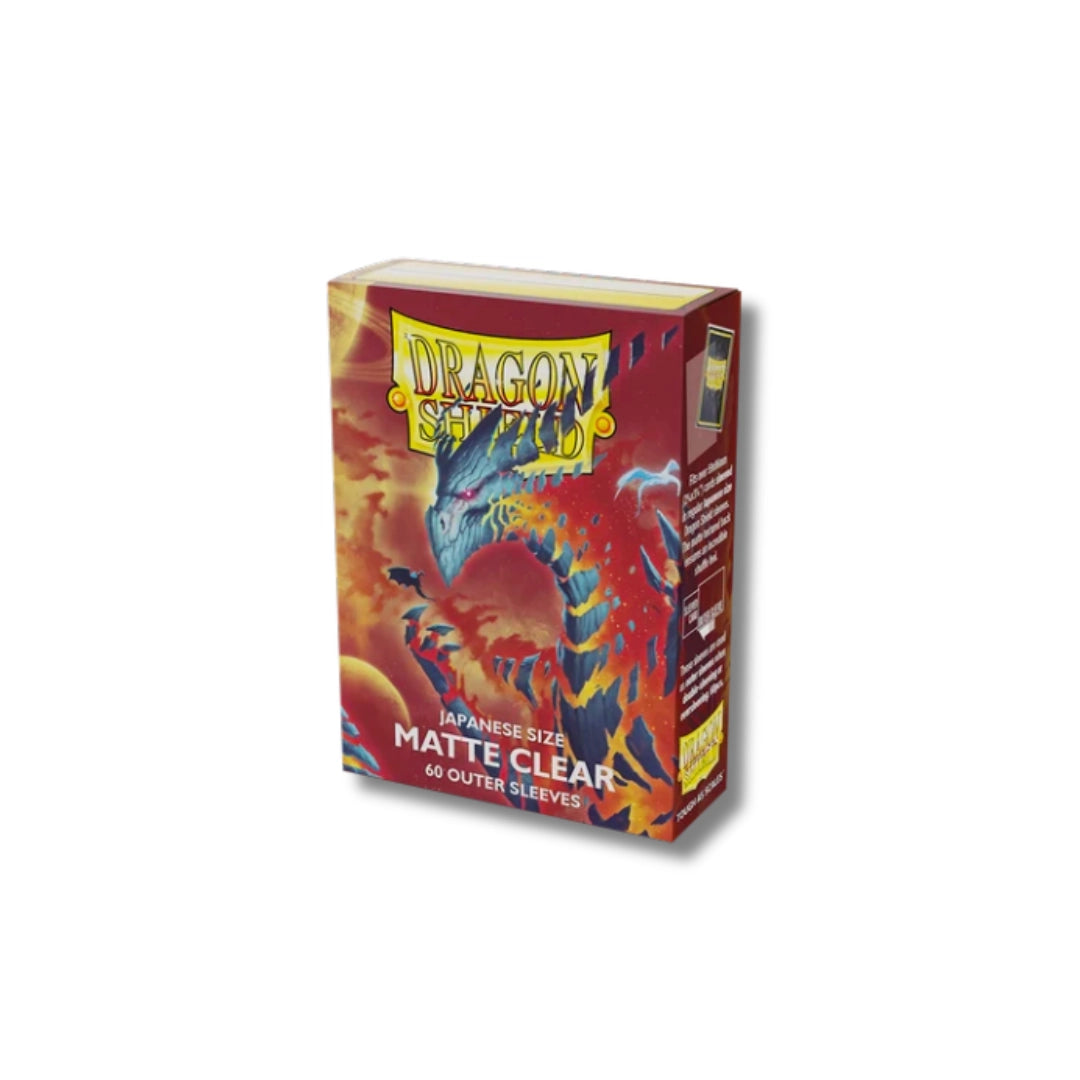 60 outer sleeves format japonais - Matte Clear - Dragon Shield