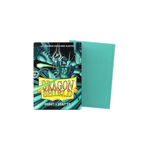 60 sleeves format japonais - Matte Mint - Dragon Shield