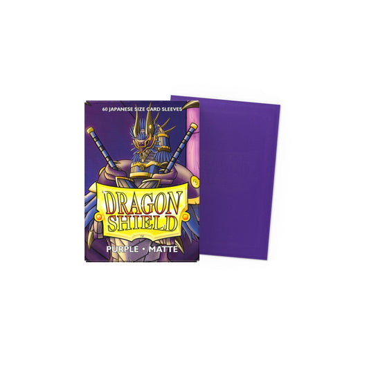 60 sleeves format japonais - Matte Purple - Dragon Shield