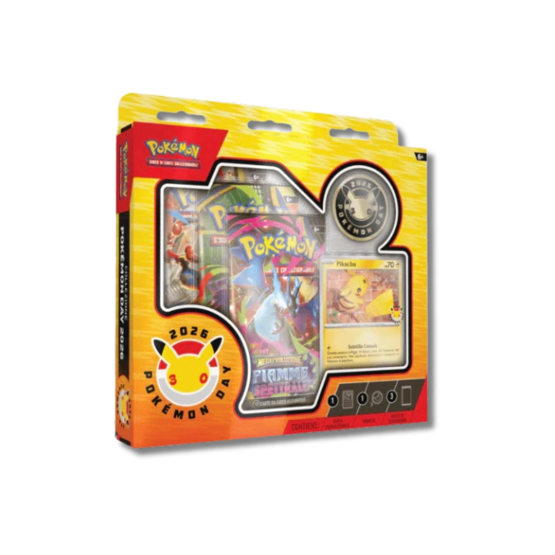 Coffret Pokémon - 30 Ans Journée Pokémon 2026 – Pikachu Promo (VF)